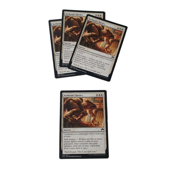 Kytheons Tactics Magic The Gathering 25/272  Sorcery 4X Wizards Of The Coast - Picture 1 of 3